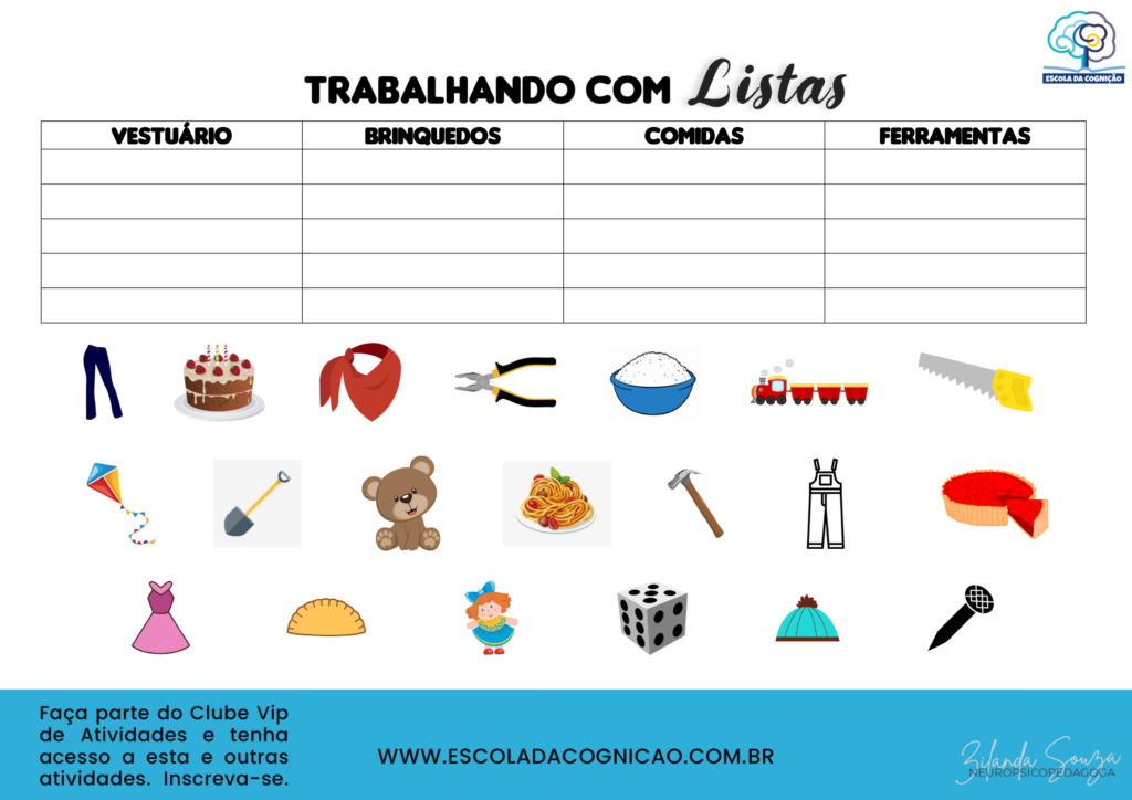 Atividade Trabalhando com Listas